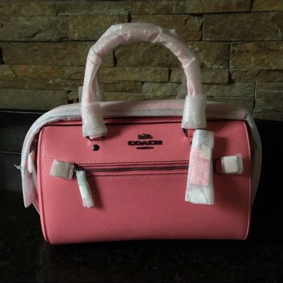 Coach Pink Lemonade Rowan Satchel - Picture 4 of 8